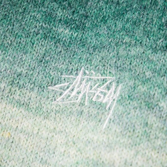 Stussy Gradient Button Knit Long-Sleeved Sweater - Picture 7 of 9